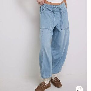 We the free silverton pull-on barrel jeans